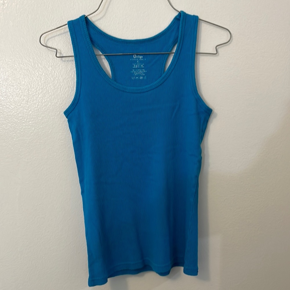 Grip Active girls large blue muscle tank top racerback